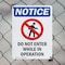 Signmission Do Not Enter While OSHA Notice Sign, Plastic, 7in W x 10in L, 2PK OS-2PACK-NS-P-710-V-11257 - alternate 3